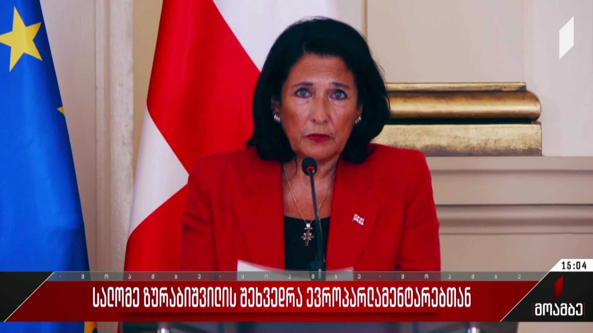 სალომე ზურაბიშვილის შეხვედრა ევროპარლამენტარებთან