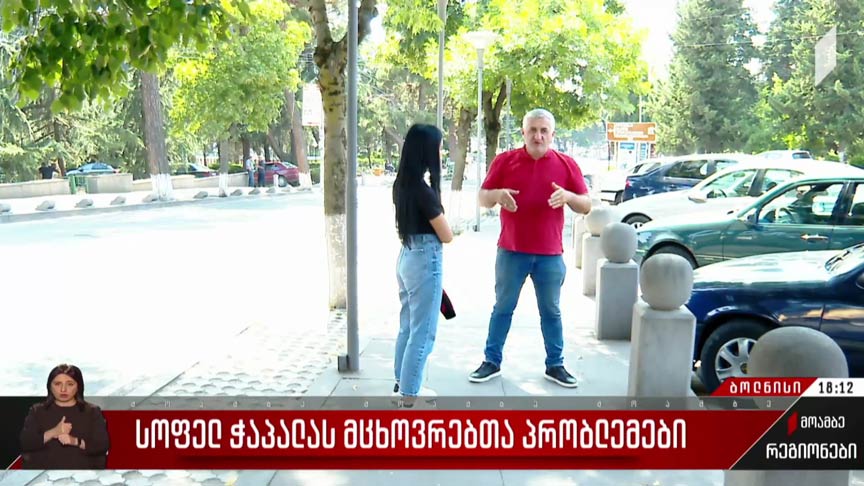სოფელ ჭაპალას მცხოვრებთა პრობლემები