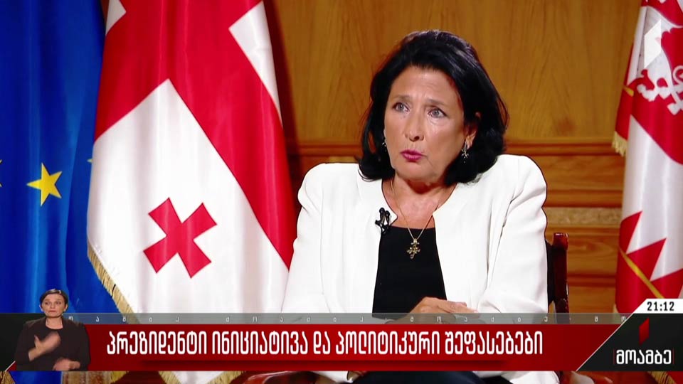პრეზიდენტის ინიციატივა და პოლიტიკური შეფასებები