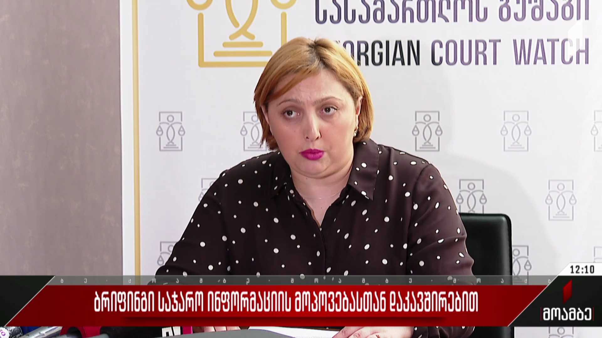 ბრიფინგი საჯარო ინფორმაციის მოპოვებასთან დაკავშირებით