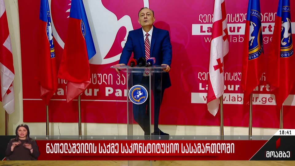 ნათელაშვილის საქმე საკონსტიტუციო სასამართლოში