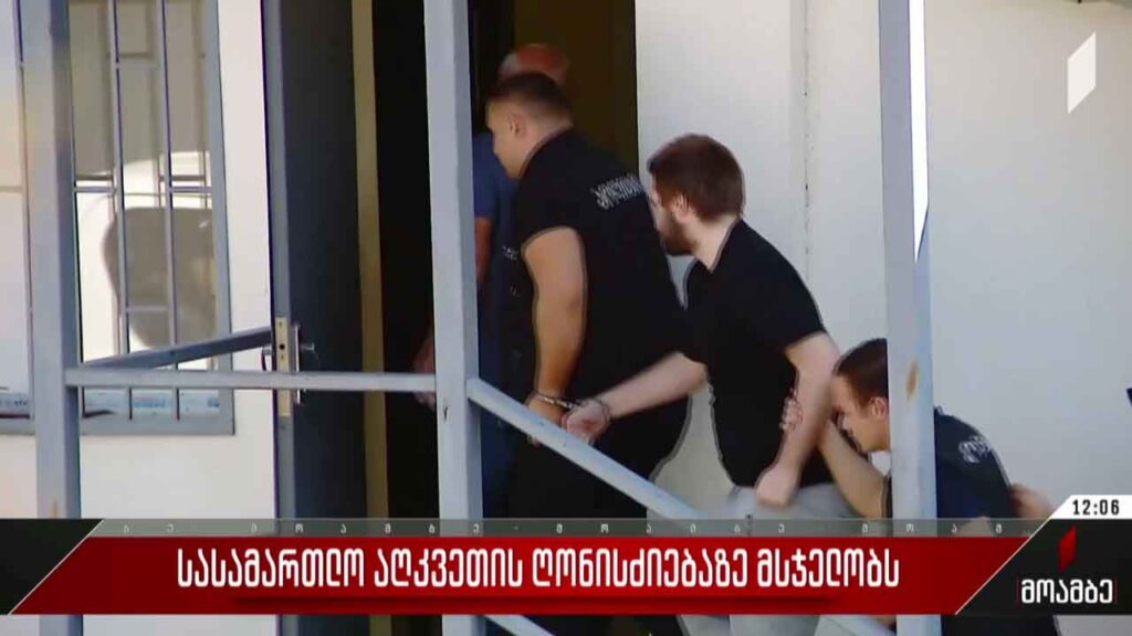 სასამართლო აღკვეთის ღონისძიებაზე მსჯელობს
