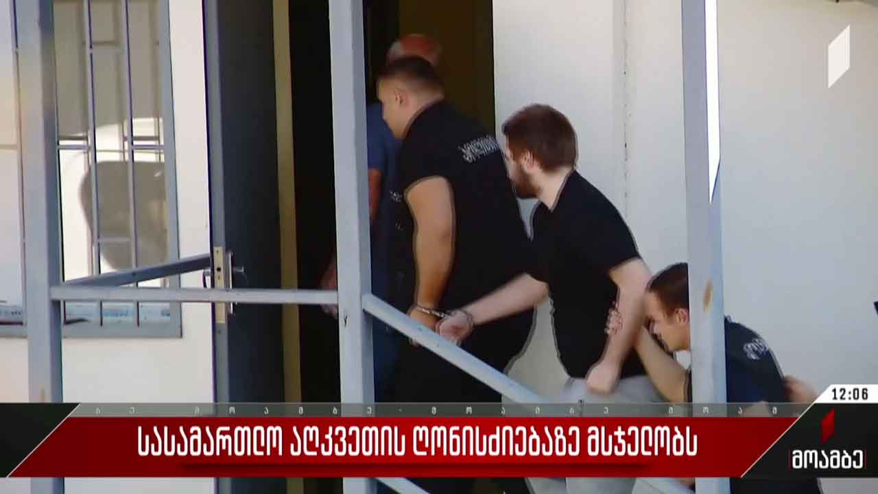 სასამართლო აღკვეთის ღონისძიებაზე მსჯელობს