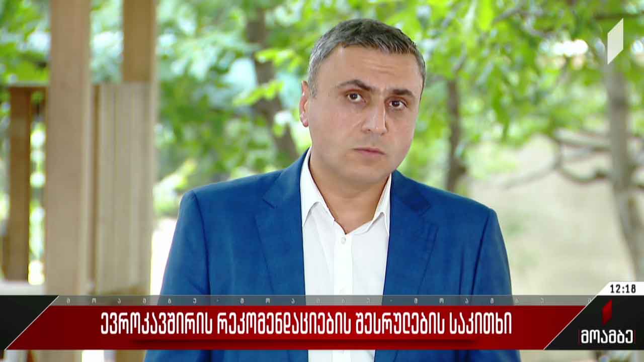 ევროკავშირის რეკომენდაციების შესრულების საკითხი