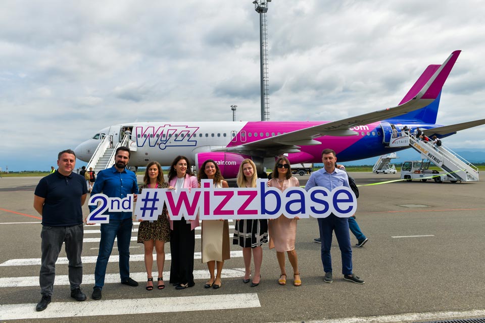 ქუთაისის აეროპორტიდან Wizz Air-მა ესტონეთისა და საფრანგეთის მიმართულებით ფრენები განაახლა