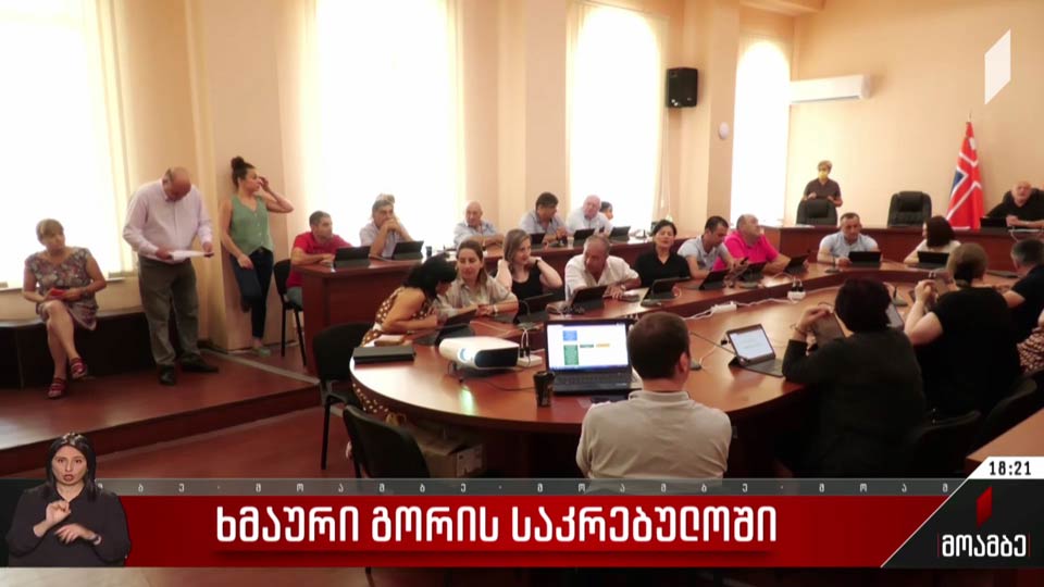 ხმაური გორის საკრებულოში