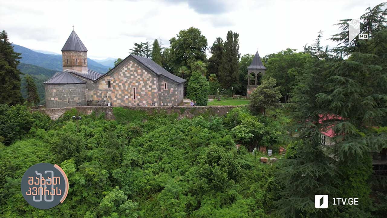 ზურა შევარდნაძე და ლიზა ბაგრატიონი შემოქმედის მაცხოვრის ეკლესიაში