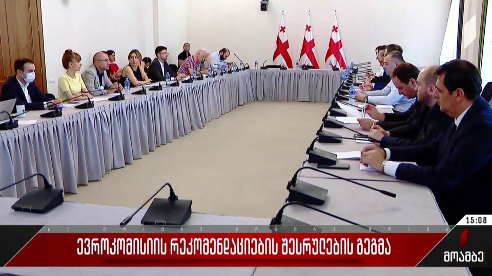 ევროკომისიის რეკომენდაციების შესრულების გეგმა
