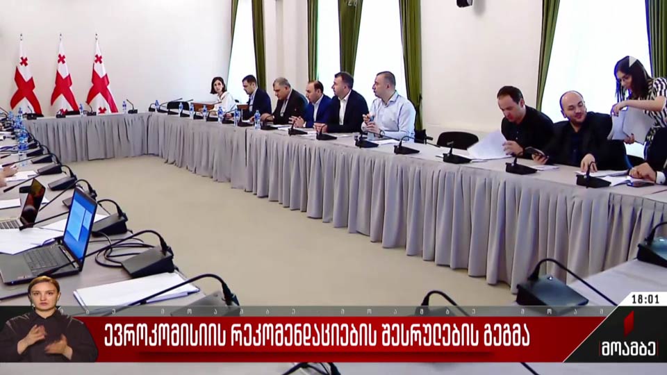 ევროკომისიის რეკომენდაციების შესრულების გეგმა