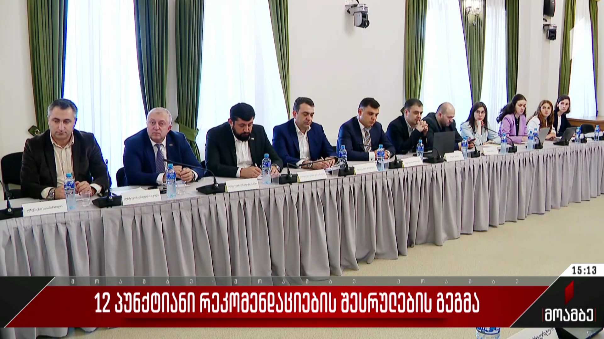 12-პუნქტიანი რეკომენდაციების შესრულების გეგმა