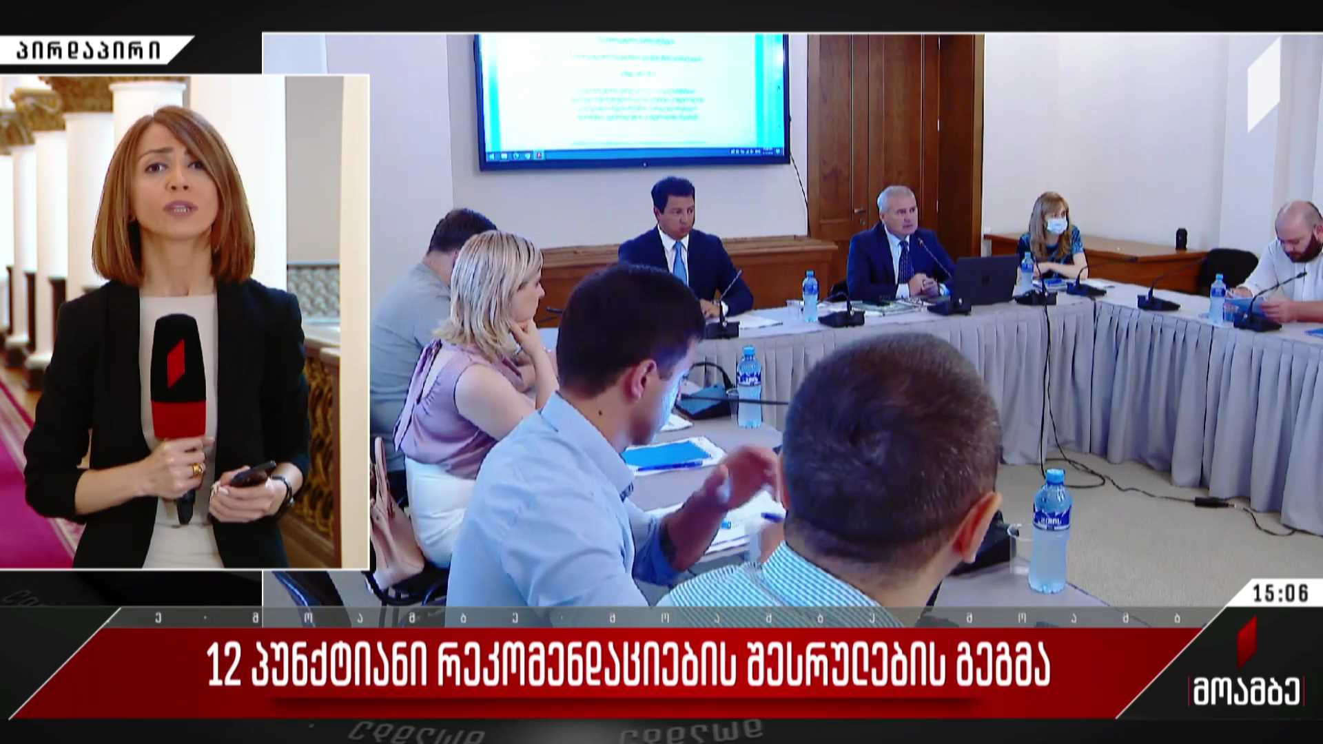 12-პუნქტიანი რეკომენდაციების შესრულების გეგმა