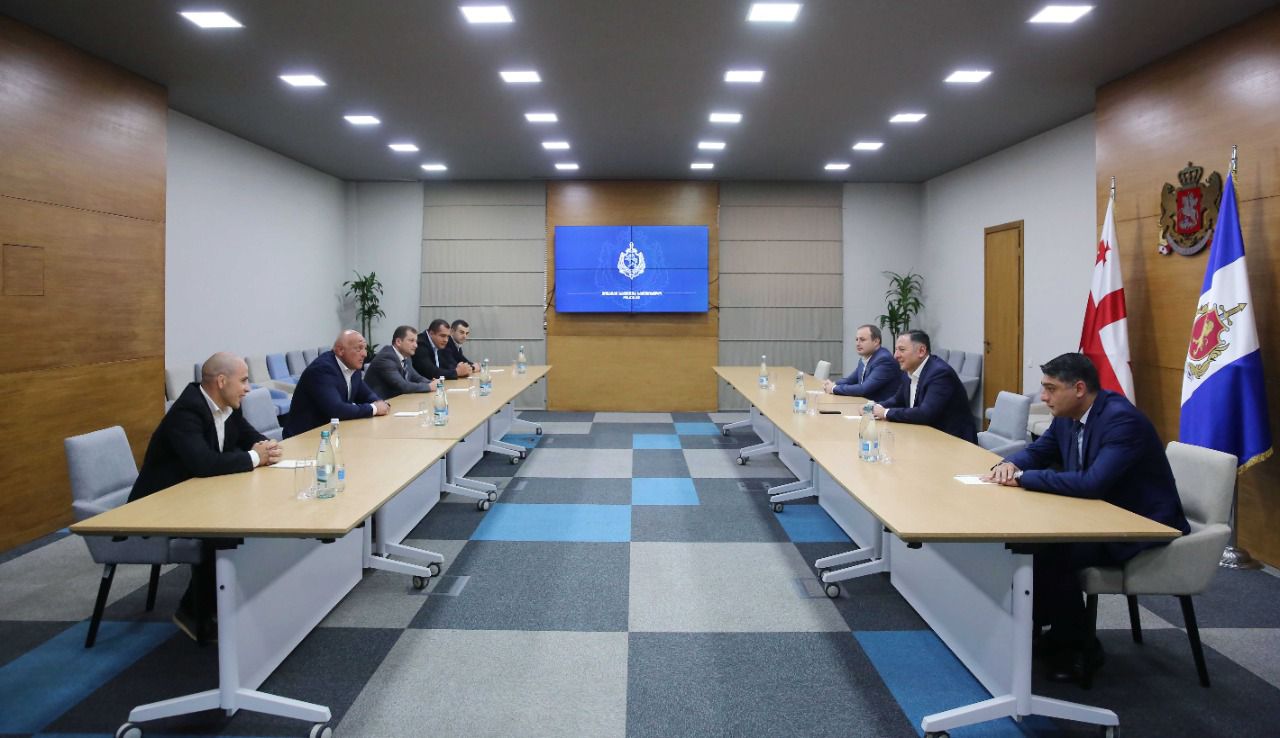 ვახტანგ გომელაური პოლიციელთა და მეხანძრეთა მსოფლიო ოლიმპიადაში გამარჯვებულ ქართველ სამართალდამცველებს შეხვდა