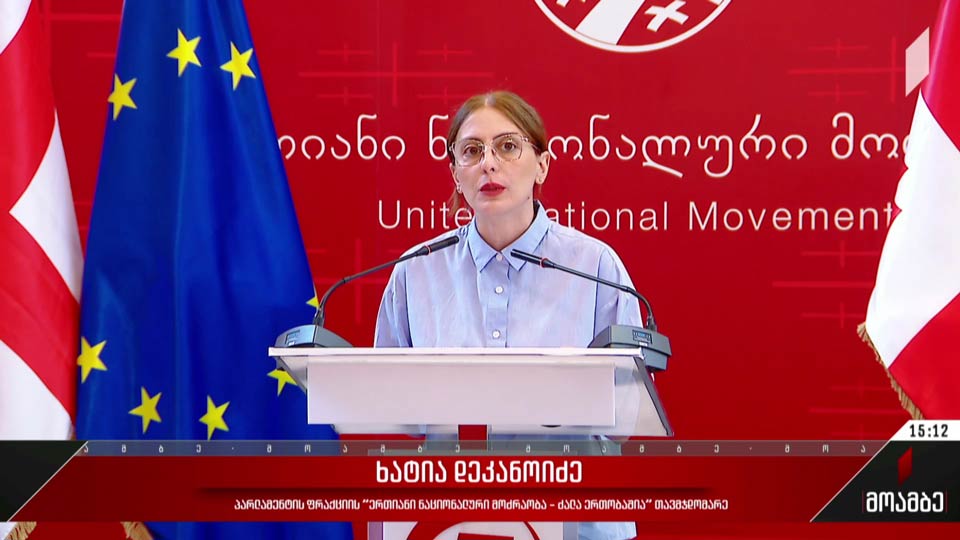 ხატია დეკანოიძის ბრალდება
