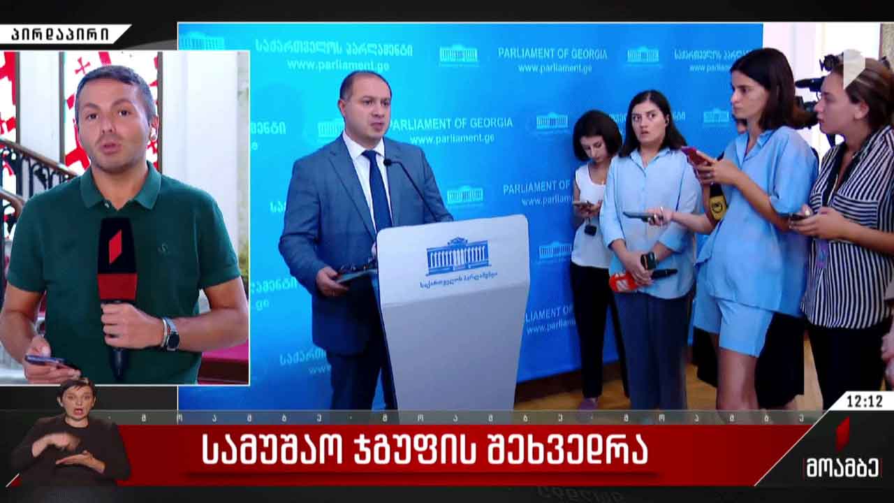 სამუშაო ჯგუფის შეხვედრა