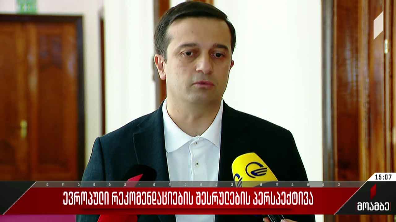ევროპული რეკომენდაციების შესრულების პერსპექტივა