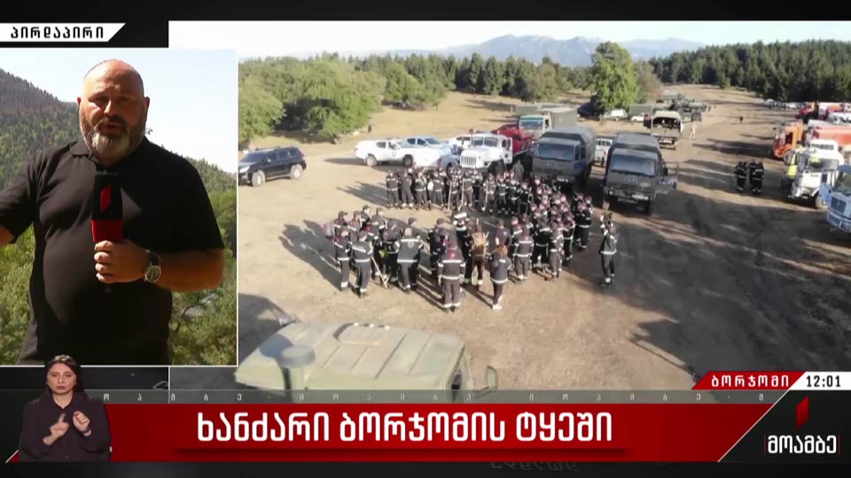 ხანძარი ბორჯომის ტყეში