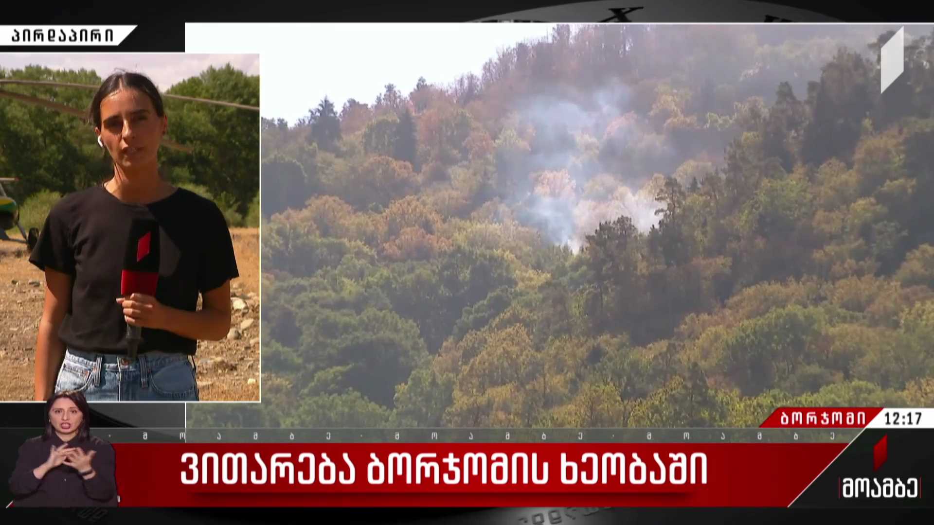 ვითარება ბორჯომის ხეობაში