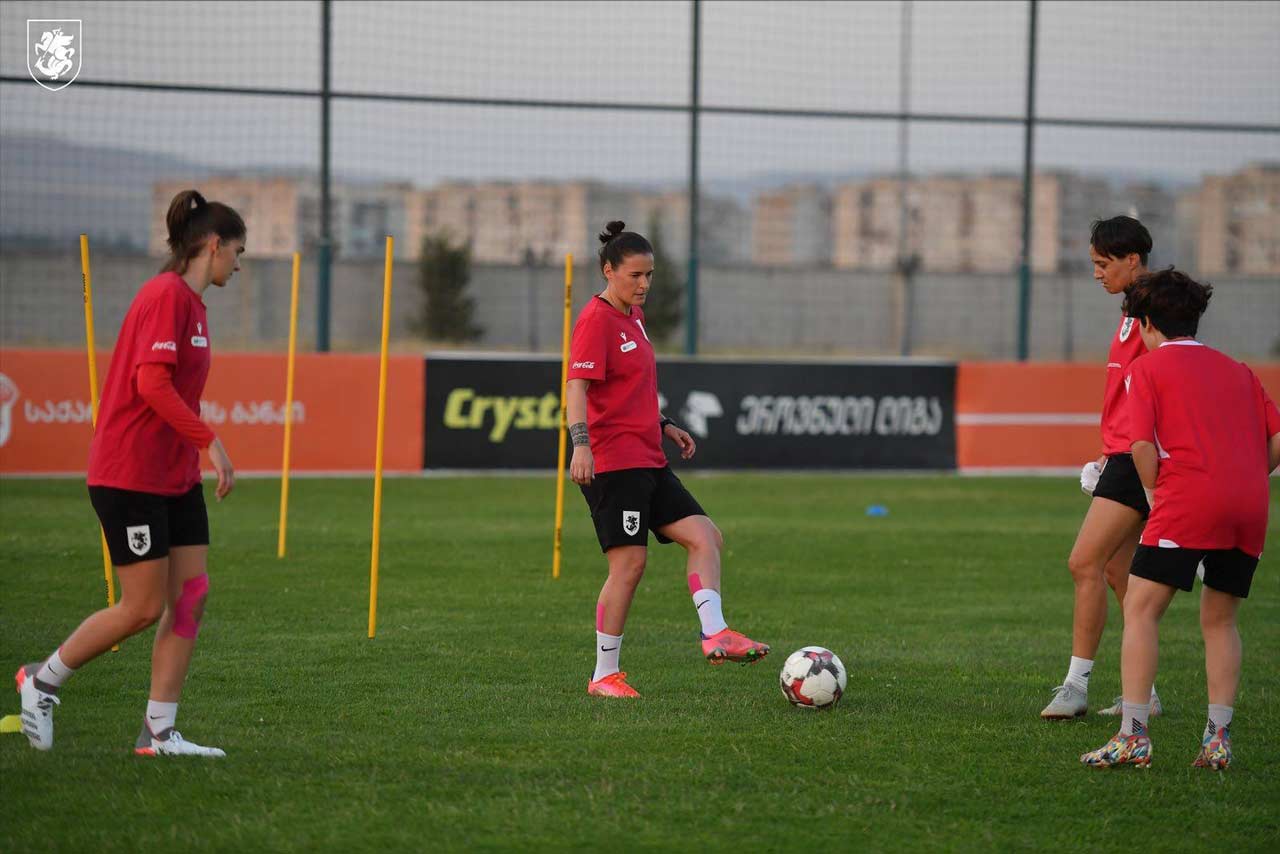 ღია ვარჯიში შესარჩევის დასრულებამდე - საქართველოს ქალთა ნაკრები სლოვაკებს შეხვდება #1TVSPORT