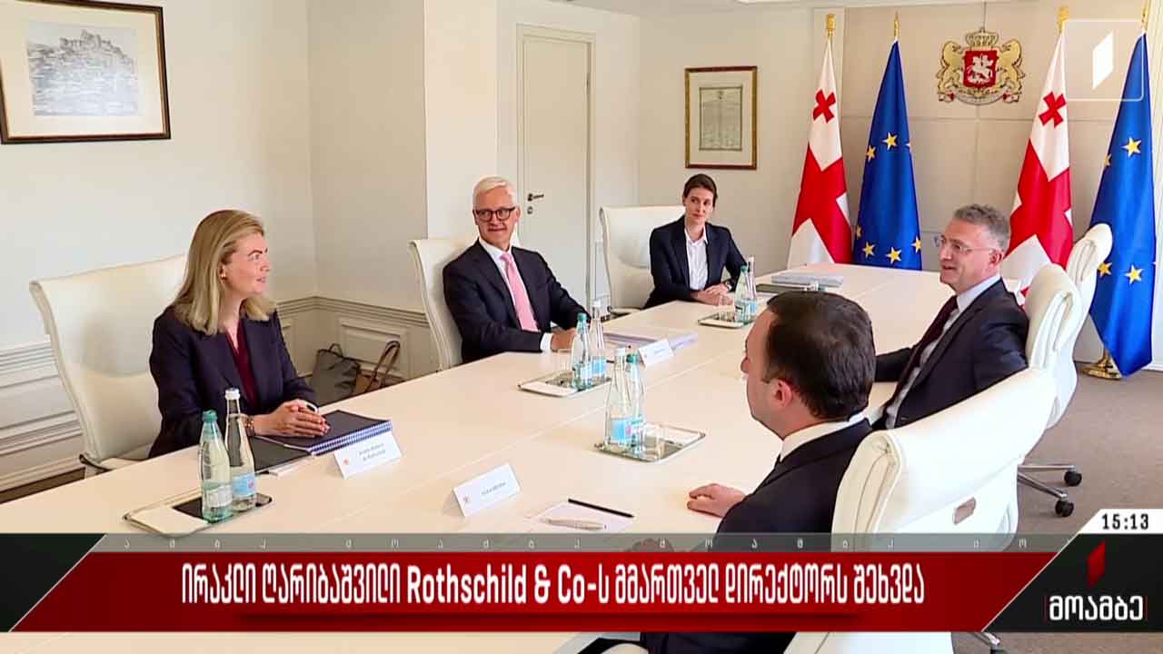 ირაკლი ღარიბაშვილი Rothschild & Co-ს მმართველ დირექტორს შეხვდა