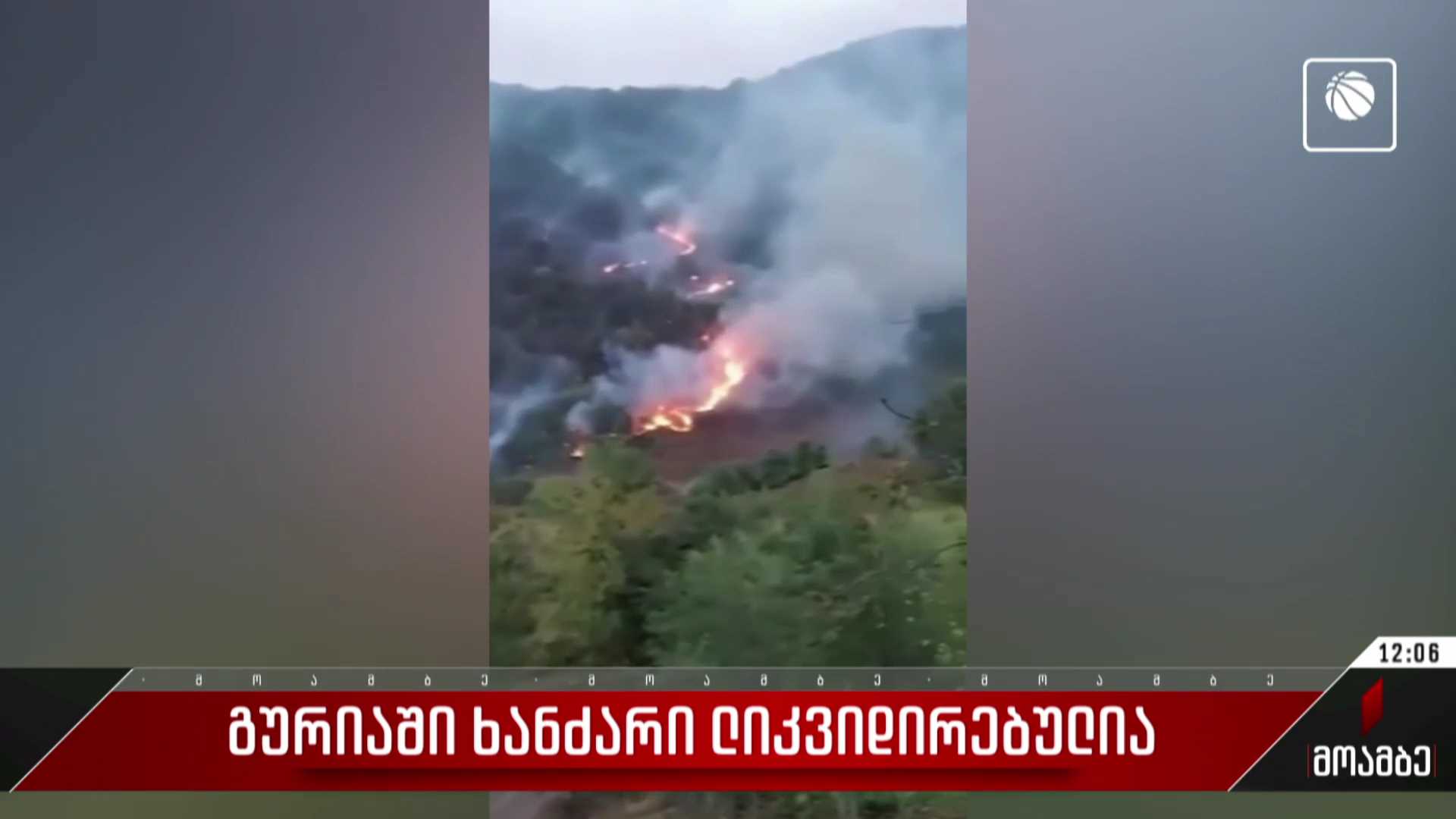 გურიაში ხანძარი ლიკვიდირებულია