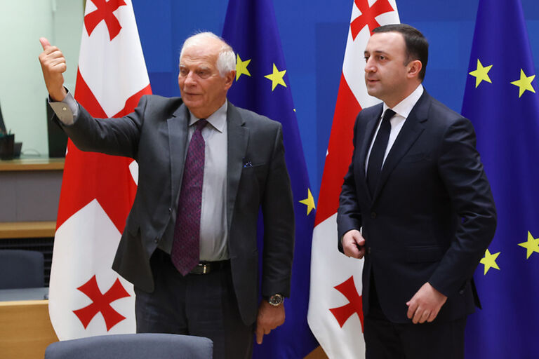 ირაკლი ღარიბაშვილი ბრიუსელში ჯოზეფ ბორელს შეხვდა