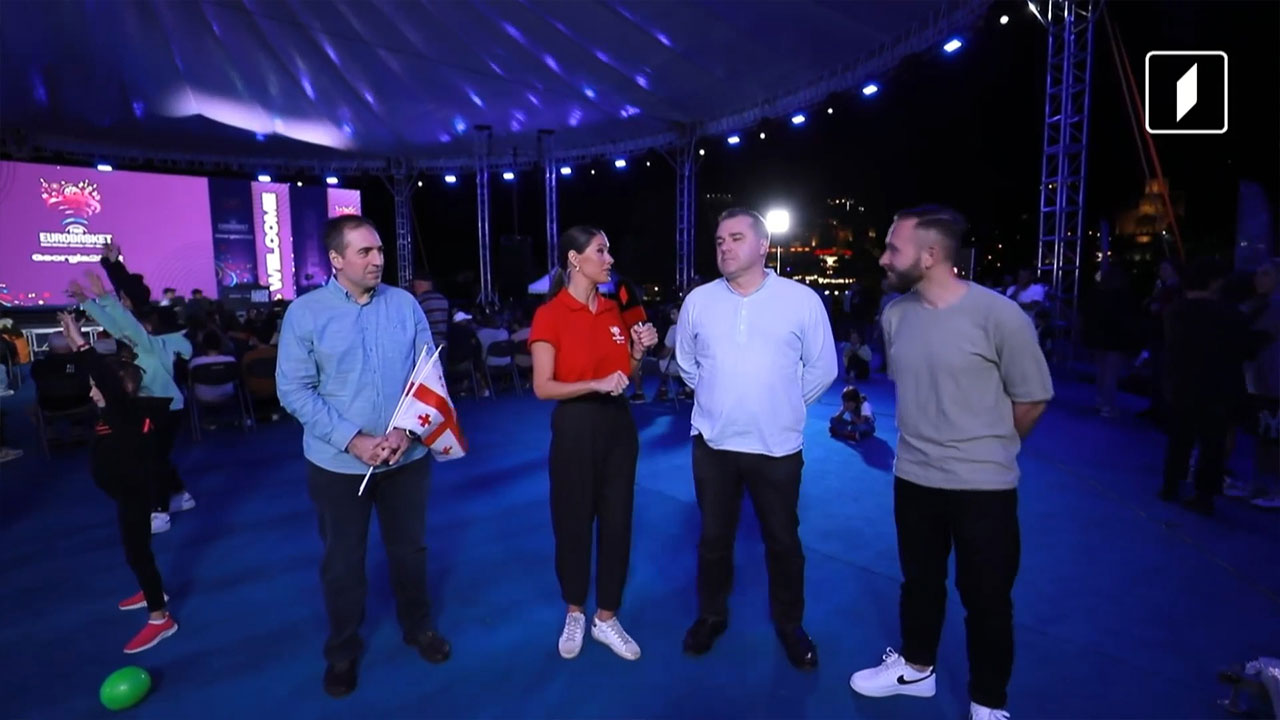 #ევრობასკეტი2022 ქეთი ხატიაშვილის ჩართვა რიყიდან - დაჩი ნანობაშვილი, გიორგი მოსიძე, მებო ნუცუბიძე #ტაიმაუტი
