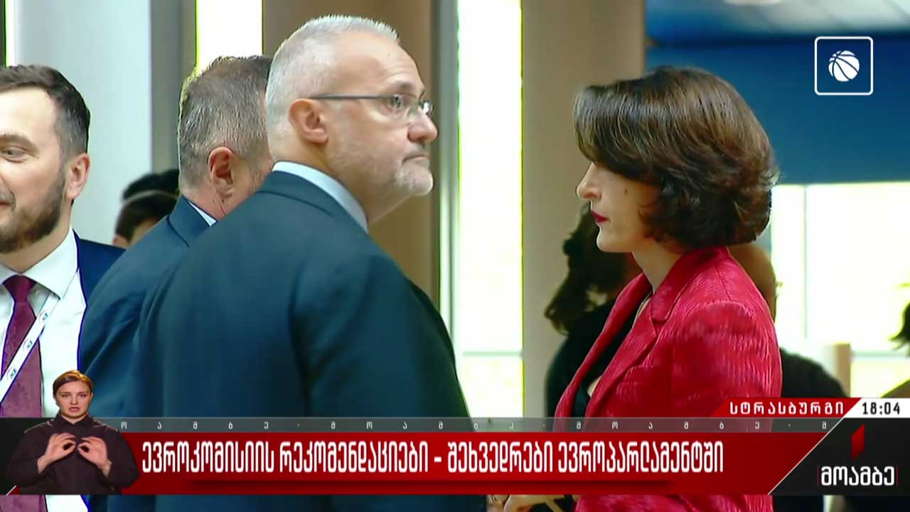 ევროკომისიის 12 რეკომენდაცია - შეხვედრები ევროპარლამენტში