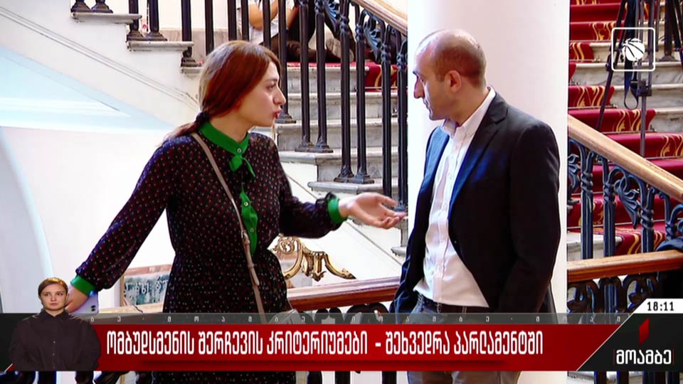 ომბუდსმენის შერჩევის კრიტერიუმები – შეხვედრა პარლამენტში
