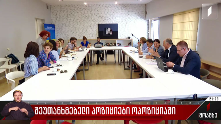 შეუთანხმებელი პოზიციები ოპოზიციაში