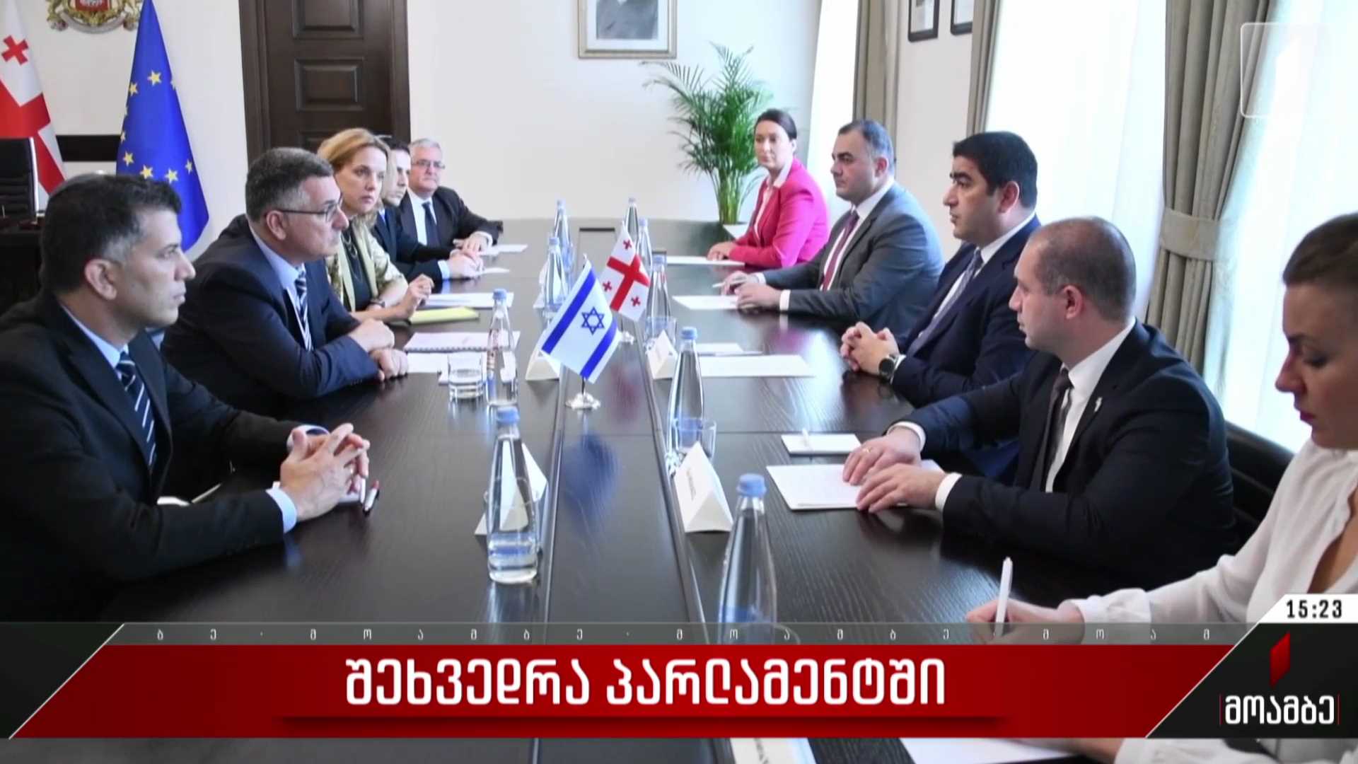 შეხვედრა პარლამენტში