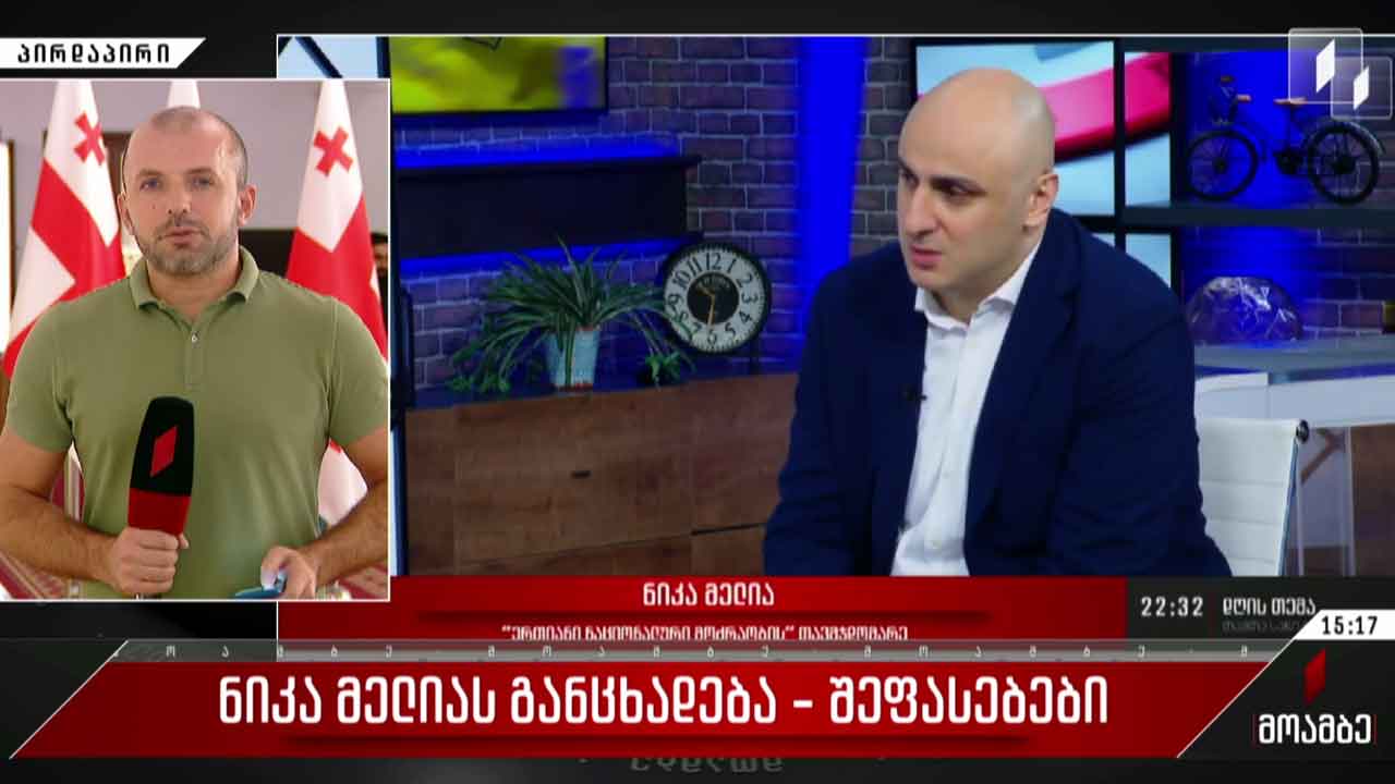 ნიკა მელიას განცხადება - შეფასებები