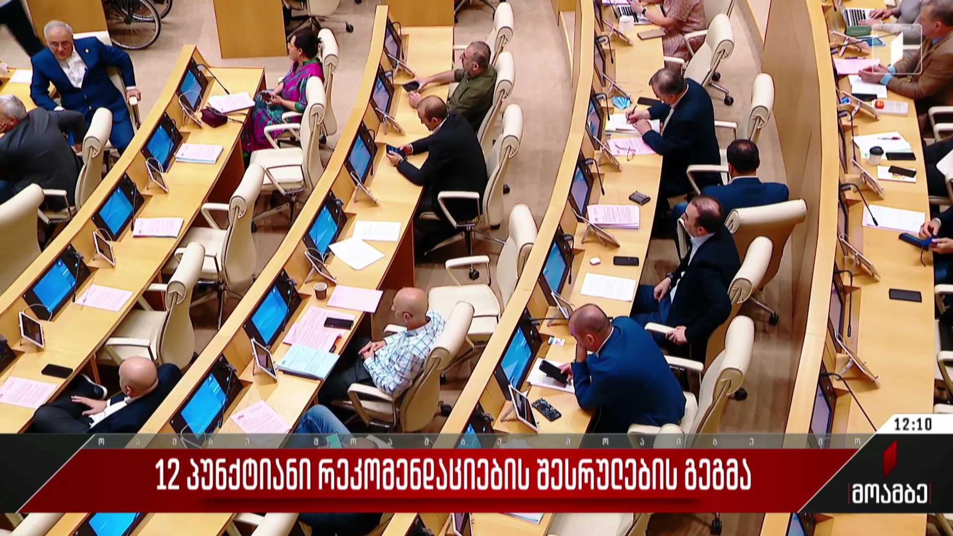 12-პუნქტიანი რეკომენდაციების შესრულების გეგმა