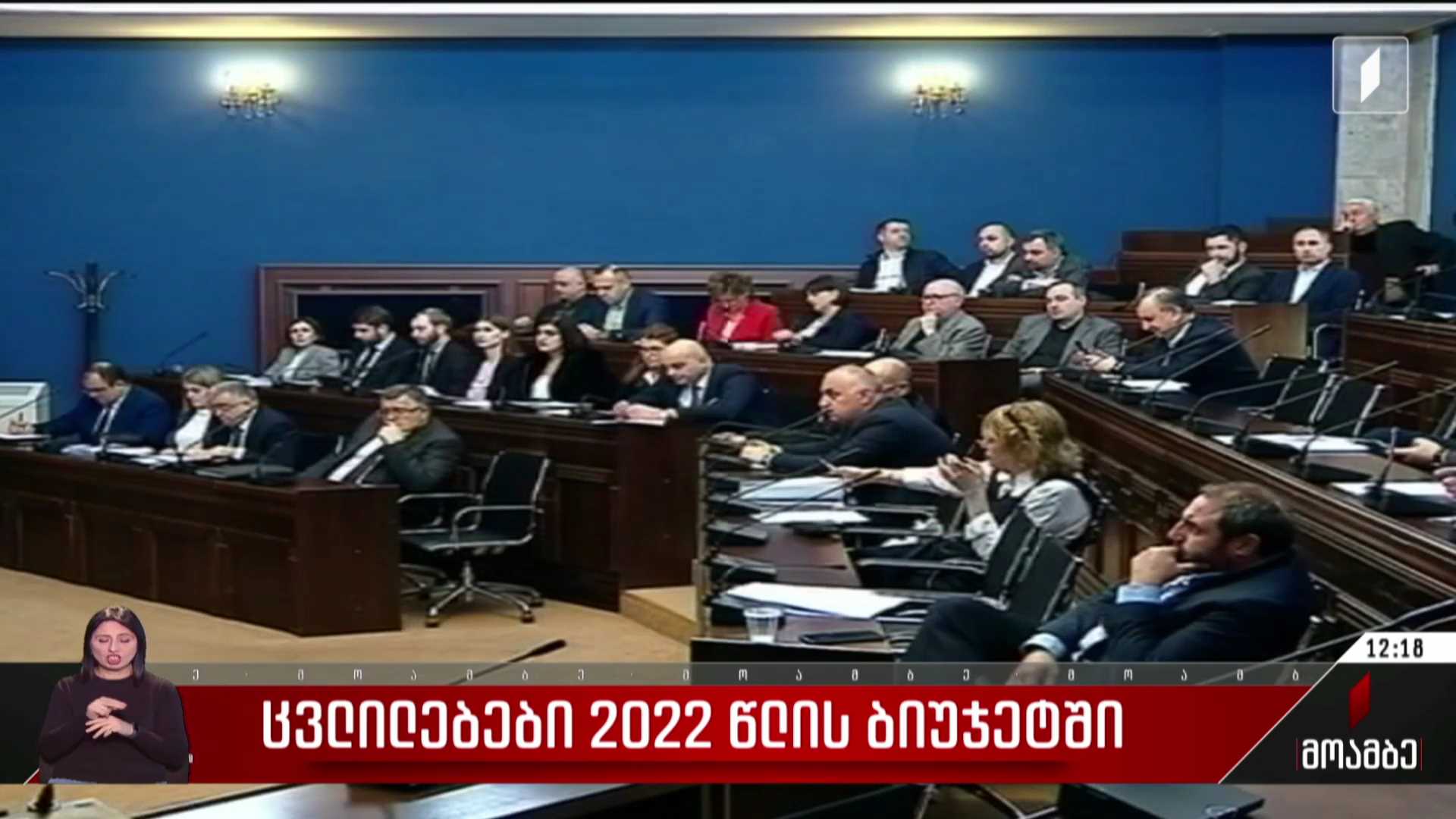 ცვლილებები 2022 წლის ბიუჯეტში