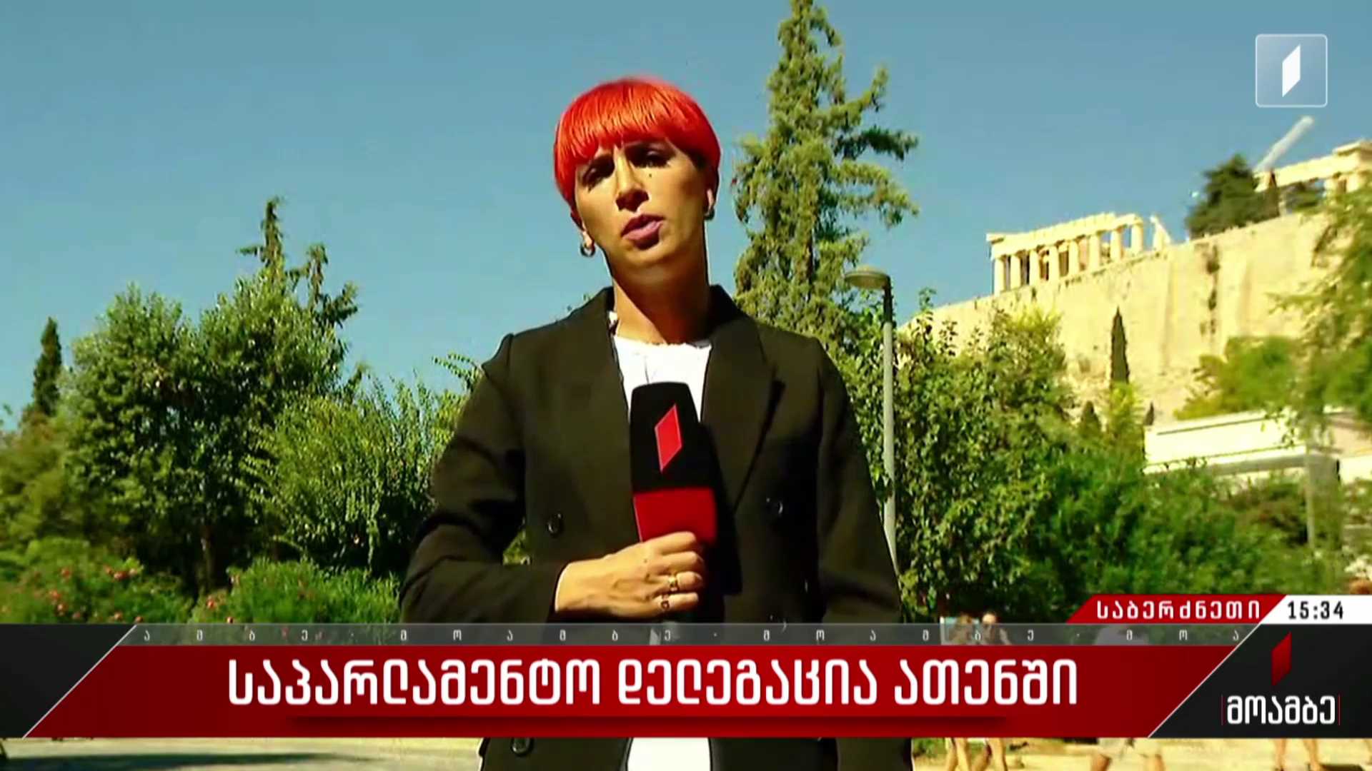 საპარლამენტო დელეგაცია ათენში