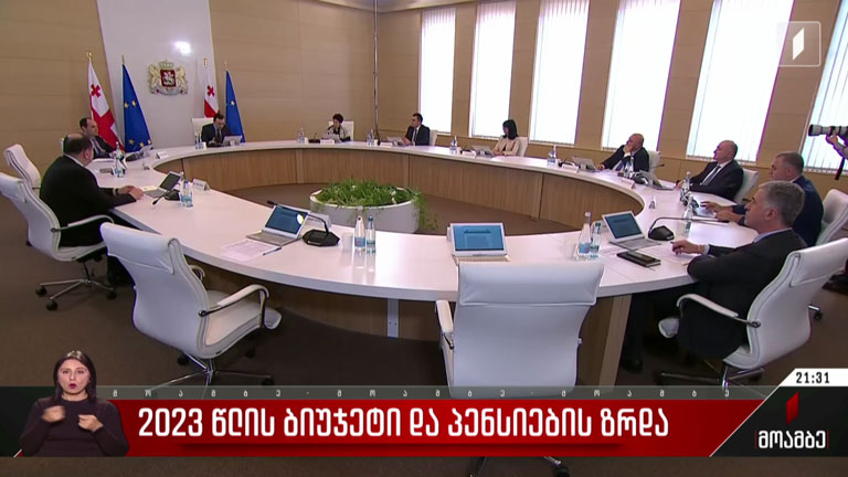 2023 წლის ბიუჯეტი და პენსიების ზრდა