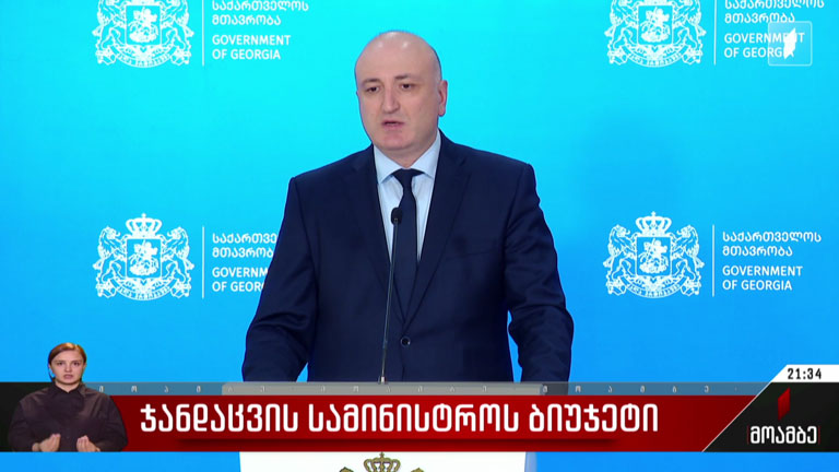 ჯანდაცვის სამინისტროს ბიუჯეტი