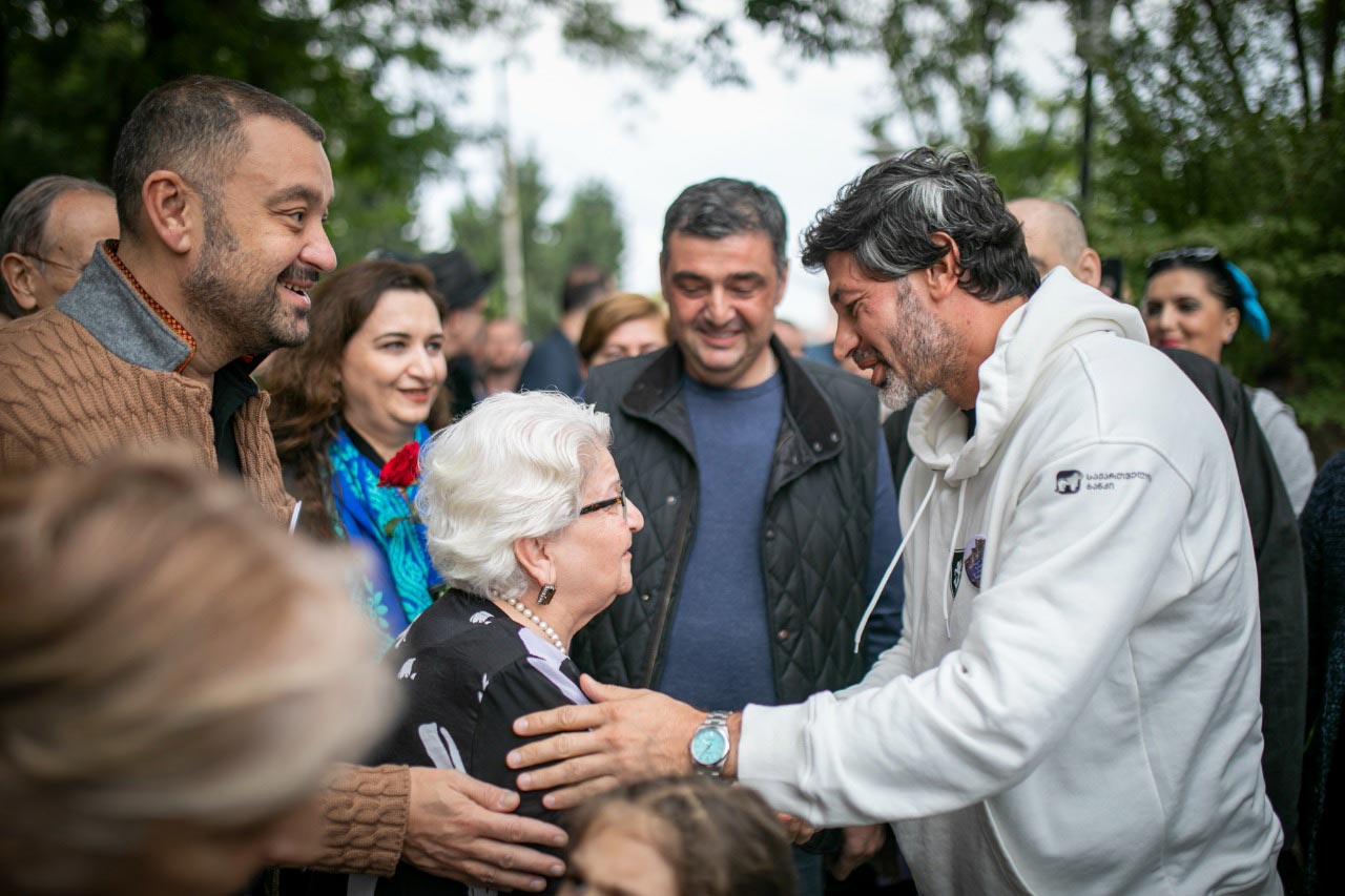 კახა კალაძე იოსებ გრიშაშვილის იუბილესადმი მიძღვნილ ღონისძიებას დაესწრო