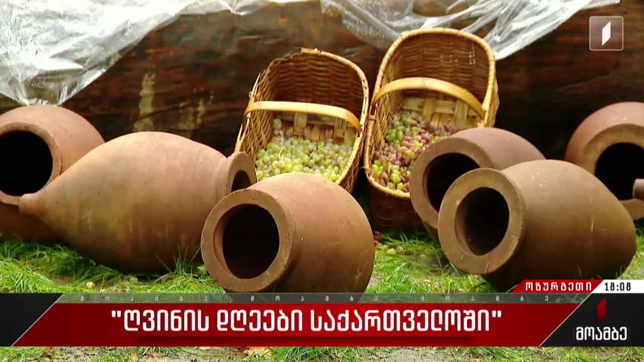 „ღვინის დღეები საქართველოში“ - ფესტივალი ქვეყნის მასშტაბით აღინიშნება