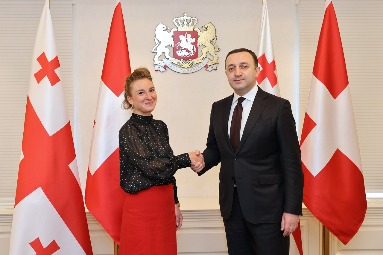 შეხვედრა შვეიცარიის კონფედერაციის ეროვნული საბჭოს პრეზიდენტთან