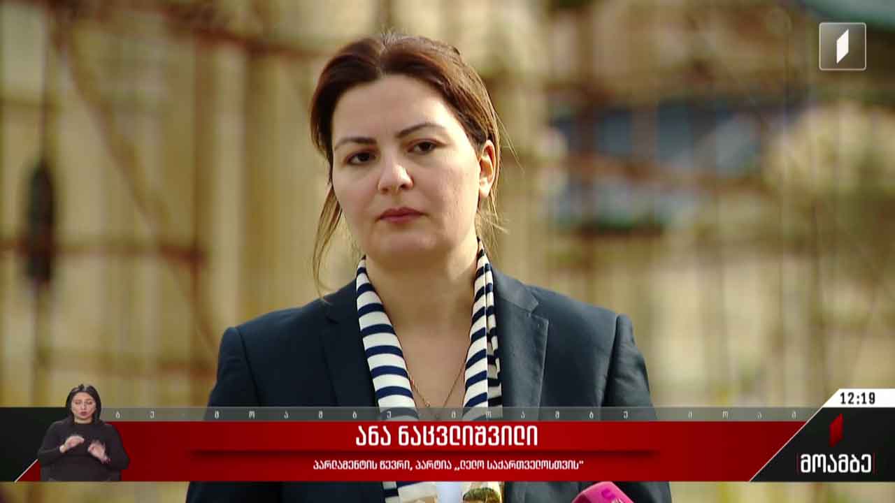 ანა ნაცვლიშვილის განცხადება