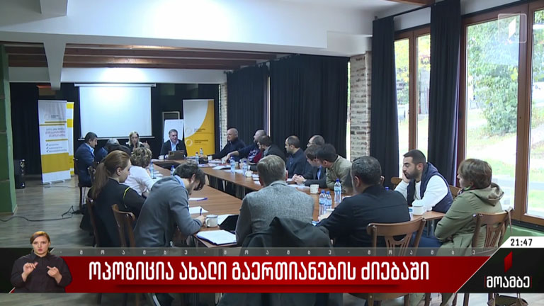 ოპოზიცია ახალი გაერთიანების ძიებაში