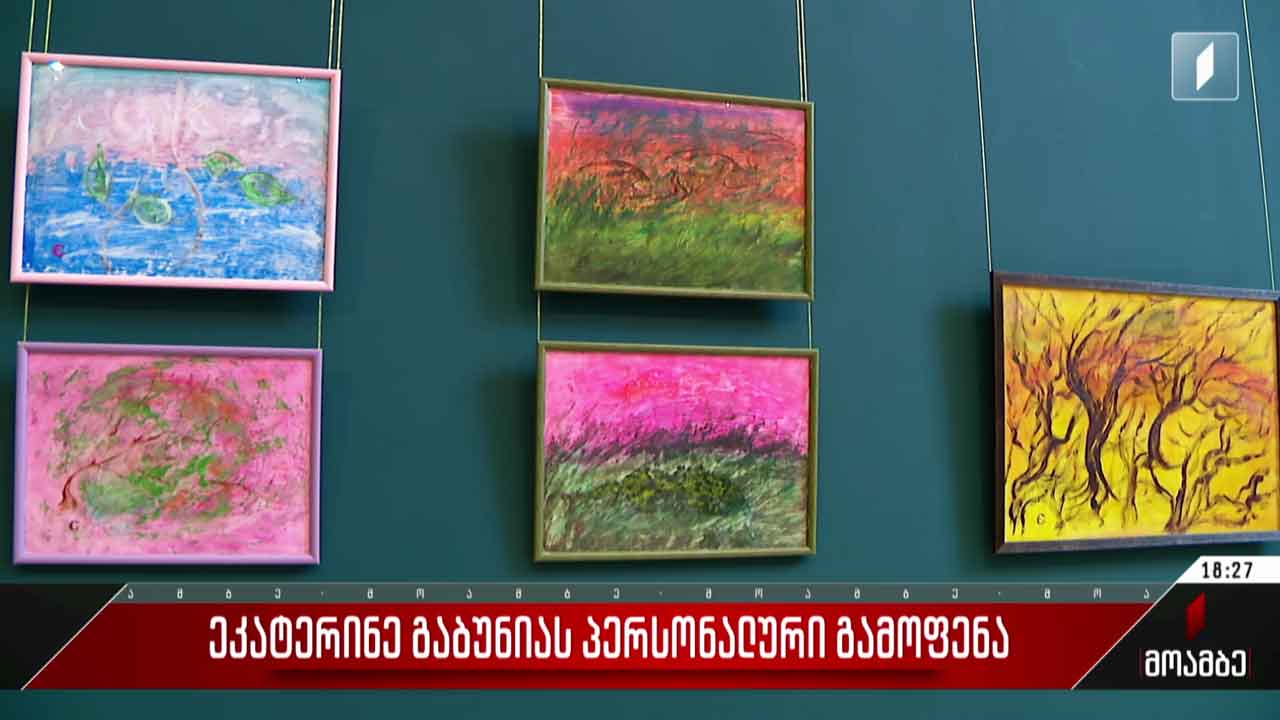 ეკატერინე გაბუნიას პერსონალური გამოფენა