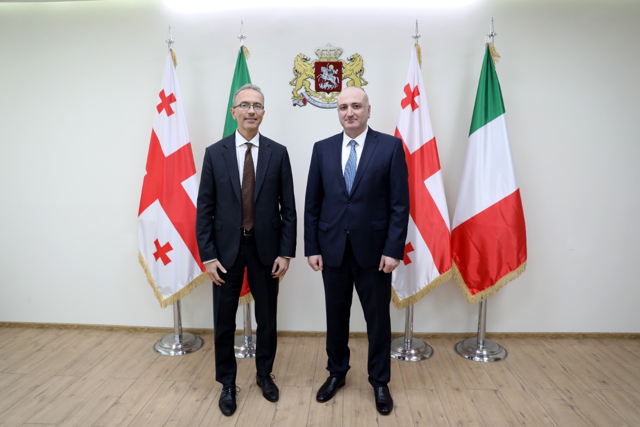 ზურაბ აზარაშვილი იტალიის ელჩს შეხვდა
