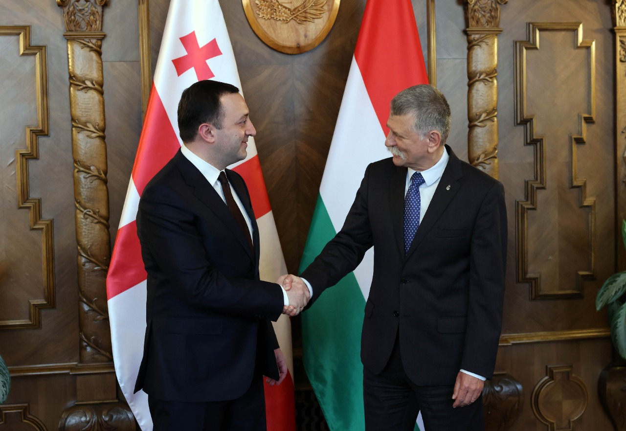 ირაკლი ღარიბაშვილი უნგრეთის პარლამენტის ნაციონალური ასამბლეის სპიკერს შეხვდა