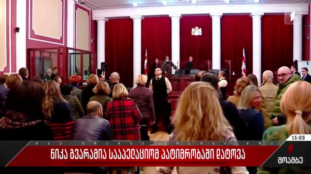 სააპელაციო სასამართლომ ნიკა გვარამია პატიმრობაში დატოვა