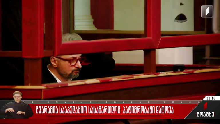 გვარამია სააპელაციო სასამართლომ პატიმრობაში დატოვა