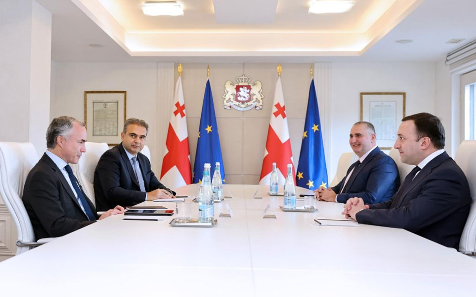 ირაკლი ღარიბაშვილი IMF-ის საქართველოს მისიის ხელმძღვანელს შეხვდა