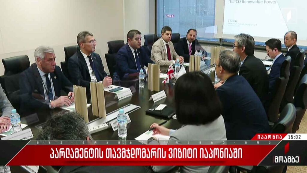 იაპონიაში საქართველოს პარლამენტის დელეგაციის ვიზიტი გრძელდება