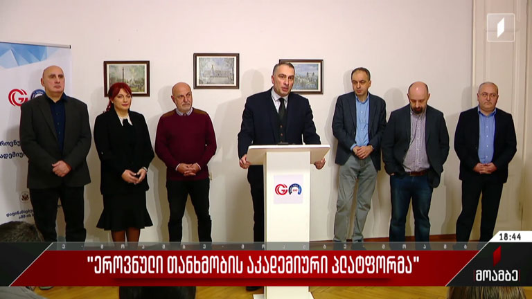 „ეროვნული თანხმობის აკადემიური პლატფორმა“
