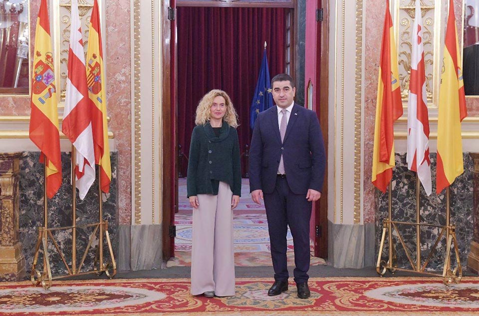 შალვა პაპუაშვილი ესპანეთის სამეფოს წარმომადგენელთა პალატის პრეზიდენტს, მარიჩელ ბატეტს შეხვდა